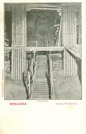 Wieliczka - Michalowice chamber, circa 1900.
