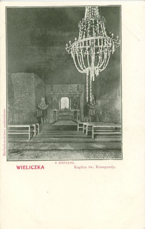 Wieliczka - St. Kunegunda Chapel, ca. 1900.