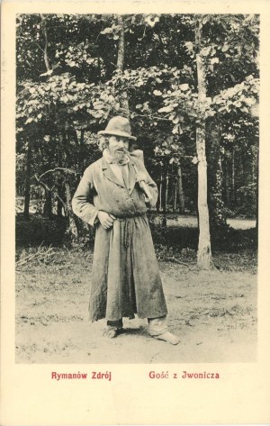 Rymanow Zdroj - Guest from Iwonicz, ca. 1910.