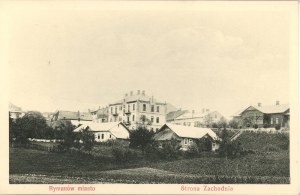 Rymanow - město - západní strana, kolem roku 1910.