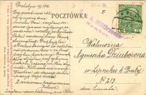 Drohobyč - Interiér kostela Rz.-K. založeného v roce 1392, 1916.