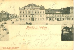 Kraków - Podgórze - Magistrat, 1899.