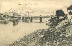 Kraków - Podgórze - Most, 1909.