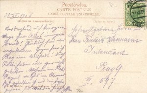 Krakov - Podgórze - Pohled na město, 1906.