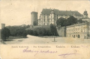 Krakov - hrad Wawel, 1905