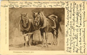 Tetmajer Włodzimierz - Moisson, chevaux, 1903