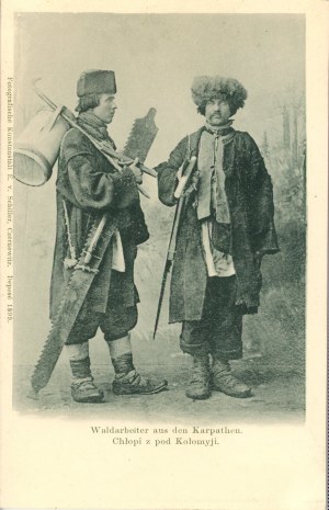 Tipi popolari - Contadini dei dintorni di Kolomyja, 1899.