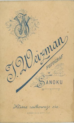 Fotografia rakvy, Sanok, foto Weizman, okolo roku 1900.