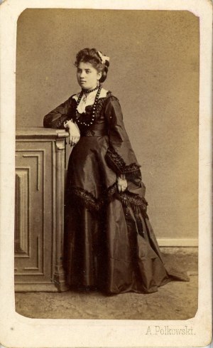 Zabarska Maria z Kielar, [Tarnów], fotografie Polkowski, asi 1870.