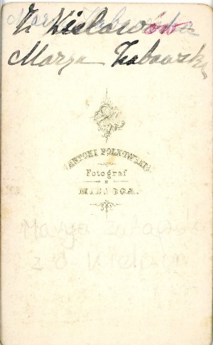 Zabarska Maria z Kielar, [Tarnów], Polkowski, ca. 1870