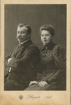 Matrimonio, Kiev, foto di Meczinski, 1880 circa.