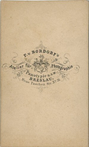 Maschio, Breslavia, Rordorf, 1860 ca.