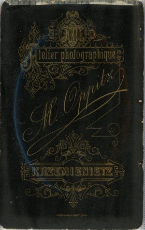 Mężczyzna, Krzemieniec, fot. Oppitz, ok. 1880.