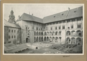 Krakov - hrad Wawel, kolem roku 1920.