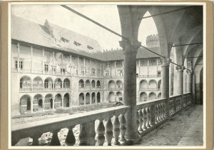 Krakov - hrad Wawel, okolo roku 1920.