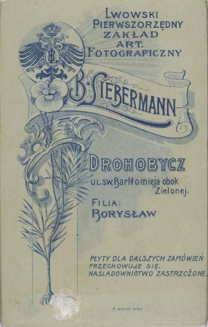 Maschio, Drohobych - Boryslav, foto di Siebermann, 1890 circa.