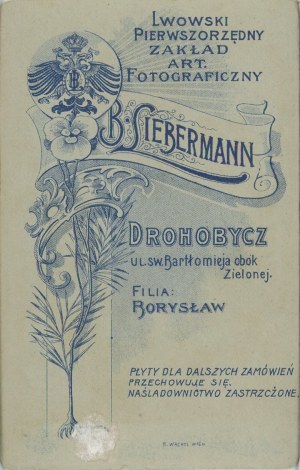 Mężczyzna, Drohobycz, Borysław, Siebermann, ok. 1890