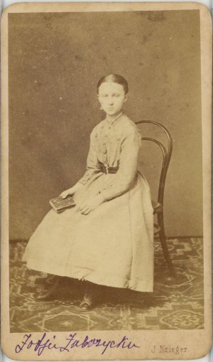 Zubrzycka Zofia, Cracovia, foto di Krieger, 1867.