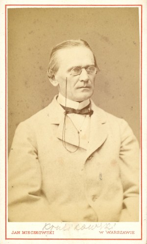 Jan Królikowski, Warschau, Fotografie von J. Mieczkowski, um 1875.