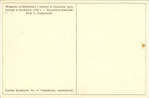 Kraków - Wystawa architektury - Dworek podmiejski, 1912.