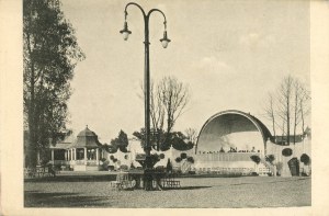 Krakau - Architekturausstellung - Hauptplatz. Gaststätte. Muschel für Musik, 1912