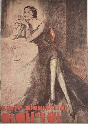 Adria - Café dansant. Varsovie - Programme, octobre 1932.