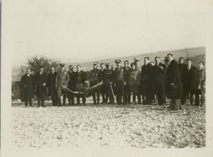 Belina-Prażmowski Władysław - v uniforme. Skupinová fotografia.