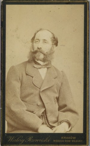 Wodzicki Henryk, deputato al Sejm, foto di Rzewuski, Cracovia, 1875 circa.