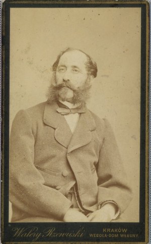 Wodzicki Henryk, poslanec Sejmu, foto Rzewuski, Krakov, asi 1875.