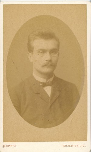 Mâle, Krzemieniec, photo Oppitz, 1887.