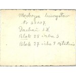 Meobrysa Mieczysław, więzień niemieckiego obozu koncentracyjnego w Dachau, po 1945 r.