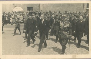 II RP] Kwiatkowski Eugeniusz [podpredseda vlády II. republiky] generál Slawoj Felicjan, generál Mond Bernard