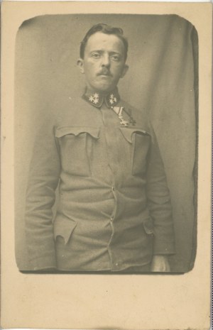 Kapitán rakouské armády, 1917.