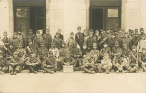 Groupe de soldats autrichiens, 1917.