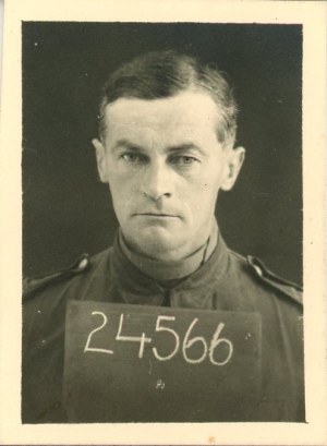 Stypulski Czeslaw in Camp, Jehnice, no. 24566, circa 1940.