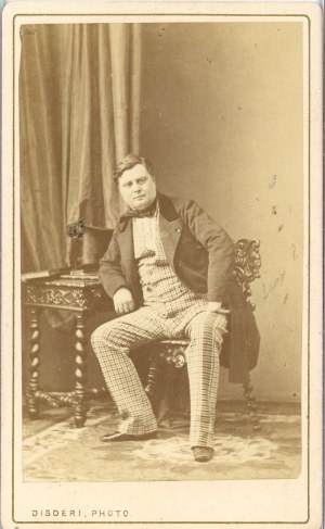 Colonna-Walewski Aleksander, Paris, fot. Disderi, ok. 1865.