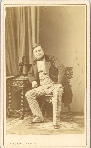 Colonna-Walewski Alexander, Parigi, foto di Disderi, 1865 circa.