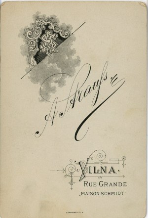 Frau, Wein, Foto von Strauss, um 1900.