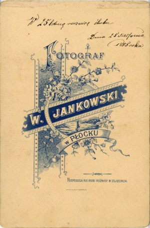 Rodzina, 25-letnią rocznicę ślubu, Płock, Jankowski, 1895