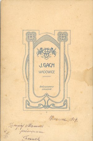 Mężczyzna, Wadowice, fot. J. Gach, 1914.