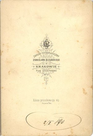 Kobieta, Kraków, fot. Bizański, 1890.