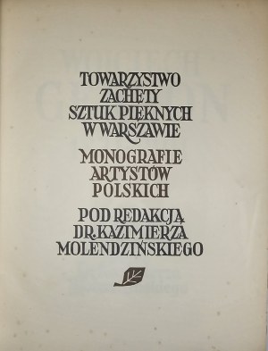 Molendziński Kazimierz - Wojciech Gerson 1831-1901. Warschau [1939] TZSP.