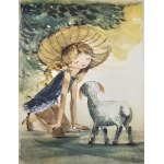 Rodrian Fred - About the lamb that fell from heaven. Translated by Tadeusz Polanowski. Illustrated by Jerzy Srokowski. Warsaw 1970 Nasza Księgarnia.