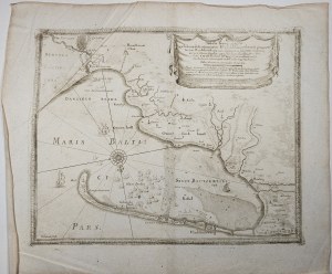 Dahlberg Erik Jonsson [Puffendorf] - Plan de la côte baltique, de Gdańsk et Wisłoujście à la flèche de Hel.