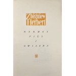 Herbert Zbigniew - Hermes, the dog and the star. Warsaw 1957 Czytelnik. 1st ed. Author's signature.