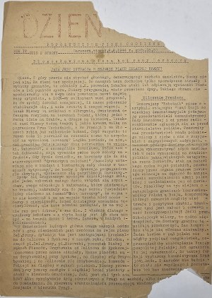 [Insurrection de Varsovie] Journée de Varsovie, 8.8.1944.