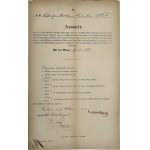 Krakow - Podgórze - Collection of military documents from the period 1867-1904