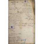 Krakow - Podgórze - Collection of military documents from the period 1867-1904