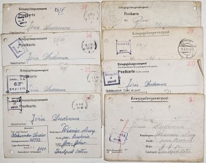 Stalag X A Schleswig - 8 letters/cards, 1941