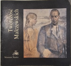 Katalog der Ausstellung - Das Schaffen von Jacek und Rafał Malczewski. Kattowitz [1990] Schlesisches Museum.